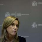 Ana Mato, durante la rueda de prensa.