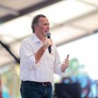 El candidato de centro derechas Jos&eacute; Antonio Meade durante un acto de campa&ntilde;a en Veracruz.