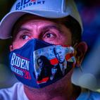Propaganda hasta en las mascarillas.