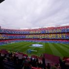 "M&aacute;s que empoderamiento", el tifo que han montado los aficionados con las cartulinas