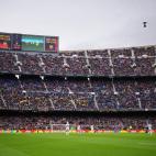 Otra de las vistas del campo a los pocos minutos de juego