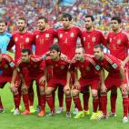 2014: Conjunto español en el mundial de Brasil.