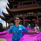 De turismo por Wuhan.