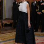 Letizia en la recepción a los mandatarios de la Cumbre del Clima.