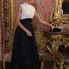 Letizia en la recepción a los mandatarios de la Cumbre del Clima.