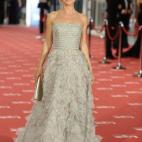 La actriz y presentadora Cayetana Guillén Cuervo, en la 26 edición de los Goya 2012.