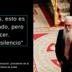 Frases de Agustín Zamarrón, presidente de la Mesa de Edad.