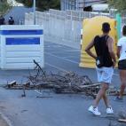 Barricadas contra migrantes