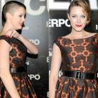 La actriz lució sus dos caras en la presentación de la película El Cuerpo, en diciembre de 2012.