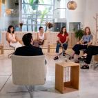 Un momento de la entrevista