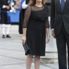 La vicepresidenta del Gobierno, Soraya Saénz de Santamaría, que también ha recibido abucheos de la multitud.