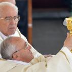 El Papa Francisco durante la Eucaristía