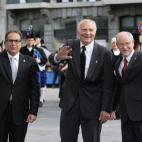 Avelino Corma Canos, Mark E. Davis y Galen D. Stucky, receptores del premio a la investigación científica.