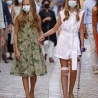 El acto de Petra ha sido la primera actividad en la que aparecen juntos los reyes y sus hijas con motivo de su estancia en Palma y que se prolongar&aacute; hasta el 18 de agosto.