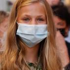 Primer plano de la princesa Leonor.