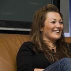 La cantante en una entrevista al inicio de su carrera.