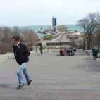 Escaleras donde se rodó la escena más famosa de El acorazado Potemkin (S. Eisenstein, 1925)