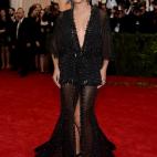 La cantante, de Givenchy Couture, en la gala del MET 2014 dedicada al diseñador Charles James.
