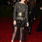 La actriz, de Chanel, en la gala del MET 2014 dedicada al diseñador Charles James.