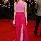 La actriz, de Thakoon, en la gala del MET 2014 dedicada al diseñador Charles James.