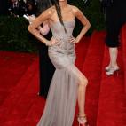 La modelo, en la gala del MET 2014 dedicada al diseñador Charles James.