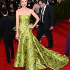 La empresaria, de Oscar de la Renta, en la gala del MET 2014 dedicada al diseñador Charles James.