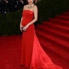 La actriz, de Tommy Hilfiger, en la gala del MET 2014 dedicada al diseñador Charles James.