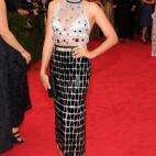 La actriz, de Prada, en la gala del MET 2014 dedicada al diseñador Charles James.