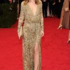 La actriz, de Emilio Pucci, en la gala del MET 2014 dedicada al diseñador Charles James.