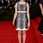 La actriz, de Louis Vuitton, en la gala del MET 2014 dedicada al diseñador Charles James.