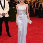 La actriz, de Hugo Boss, en la gala del MET 2014 dedicada al diseñador Charles James.