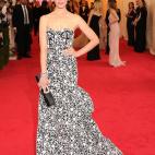 La actriz, en la gala del MET 2014 dedicada al diseñador Charles James, vestida de Michael Kors.