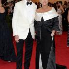 El actor y su esposa, en la gala del MET 2014 dedicada al diseñador Charles James.
