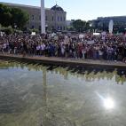 Manifestaci&oacute;n 'antimascarillas' en Madrid