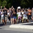 Manifestaci&oacute;n 'antimascarillas' en Madrid