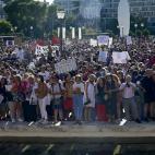 Manifestaci&oacute;n 'antimascarillas' en Madrid