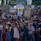 Manifestaci&oacute;n 'antimascarillas' en Madrid