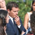 Albert Rivera e In&eacute;s Arrimadas en el homenaje a las v&iacute;ctimas.