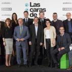 Foto de los asistentes y protagonistas de la serie documental.