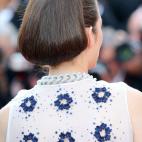 El peinado de Cotillard visto por detrás.