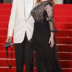 Los dos protagonistas de Lost River durante la presentación de la película en la 67 edición del Festival de Cine de Cannes.