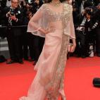 En el estreno de Foxcatcher, en el 67º Festival de Cine de Cannes.