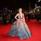 En el estreno mundial de 'Los Juegos del Hambre, Sinsajo, parte 1' en Londres, el 10 de noviembre de 2014.