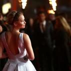 En el estreno mundial de 'Los Juegos del Hambre, Sinsajo, parte 1' en Londres, el 10 de noviembre de 2014.