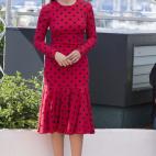 La actriz italiana apareció así en la presentación de Le Meraviglie.