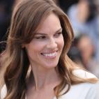 La actriz Hillary Swank, en la presentación de The Homesman.