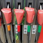 VERSAILLES, FRANCE - OCTOBER 10: Signs which read "out of order" is pictured on gasoline pumps at a TotalEnergies gas station in Versailles near Paris, France on October 10, 2022. (Photo by Mustafa Yalcin/Anadolu Agency via Getty Images)