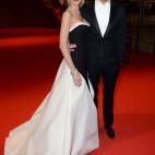 La pareja de actores, vestidos de Gucci Première, en la presentación de Captives.