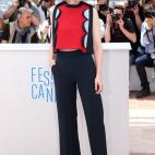 La actriz, que ha llevado un diseño de la firma española DelPozo, a su llegada a la presentación de la película Cómo Entrenar a tu Dragón 2 en la 67ª edición del Festival de Cine de Cannes.