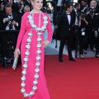 El diseño más llamativo de Mr. Turner lo llevó esta actriz.